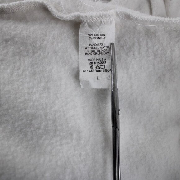 Kittenish Sz L White Black Pink Kittenish Stole My Cotton Spandex Sweater - Picture 11 of 16